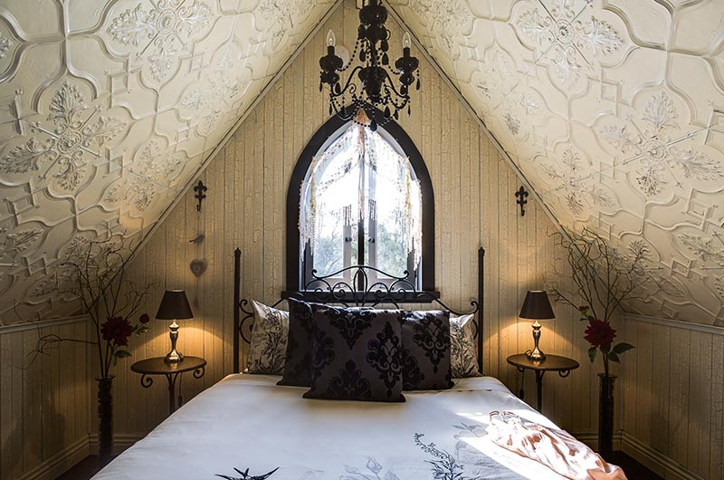 romantic sleeping loft